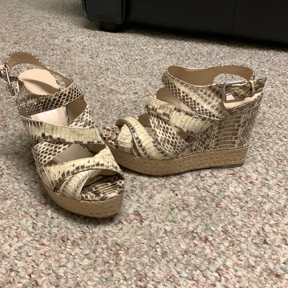 Michael kors wedge heel sandals